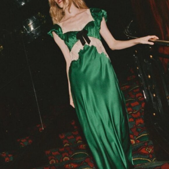 Doen Dresses & Skirts - Doen Veda Dress in Emerald Ivy (XXS)